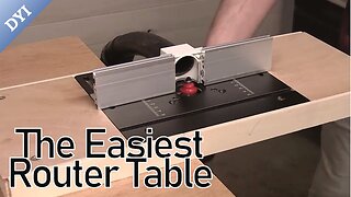 The Easiest Router Table to Make with an Insert Plate