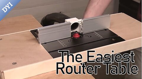 The Easiest Router Table to Make with an Insert Plate