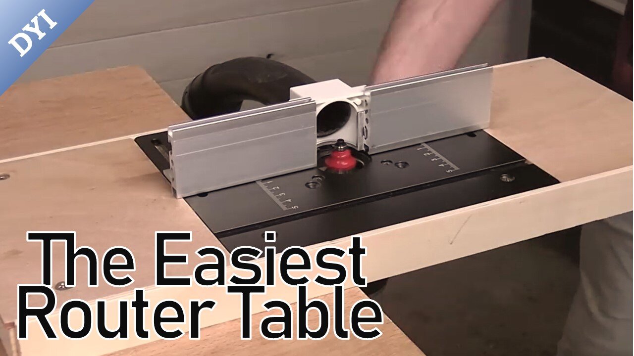 The Easiest Router Table to Make with an Insert Plate