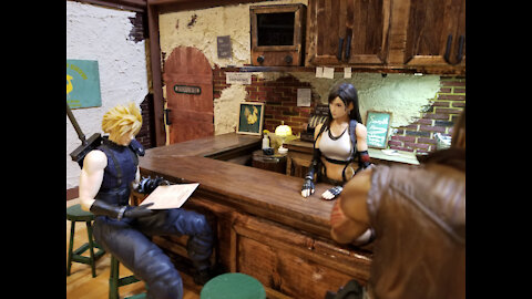 Final Fantasy 7 diorama, Tifa's Seventh Heaven bar