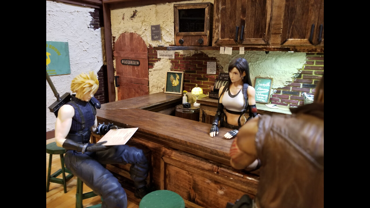 Final Fantasy 7 diorama, Tifa's Seventh Heaven bar