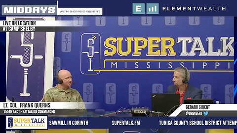 Lt. Col. Frank Querns LIVE from Camp Shelby