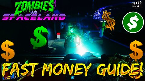 How To Earn Money/Points FAST in Zombies In Spaceland! - Infinite Warfare Zombies Strategy!