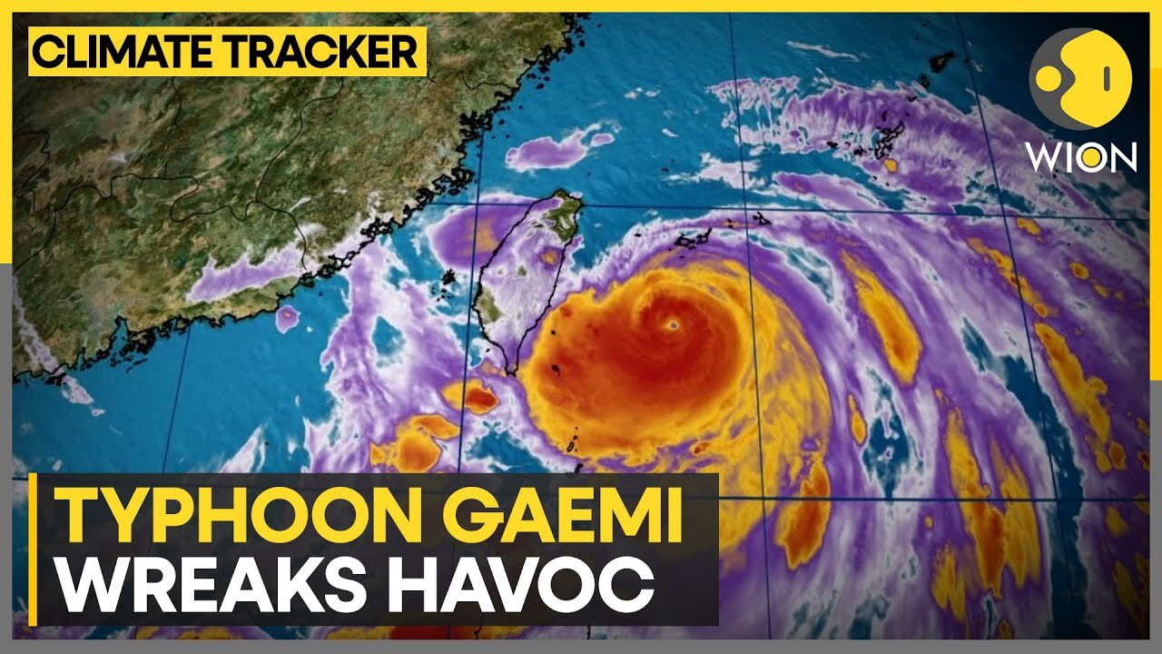 Typhoon Gaemi: Role of climate change in extreme events | WION Climate Tracker | WION News