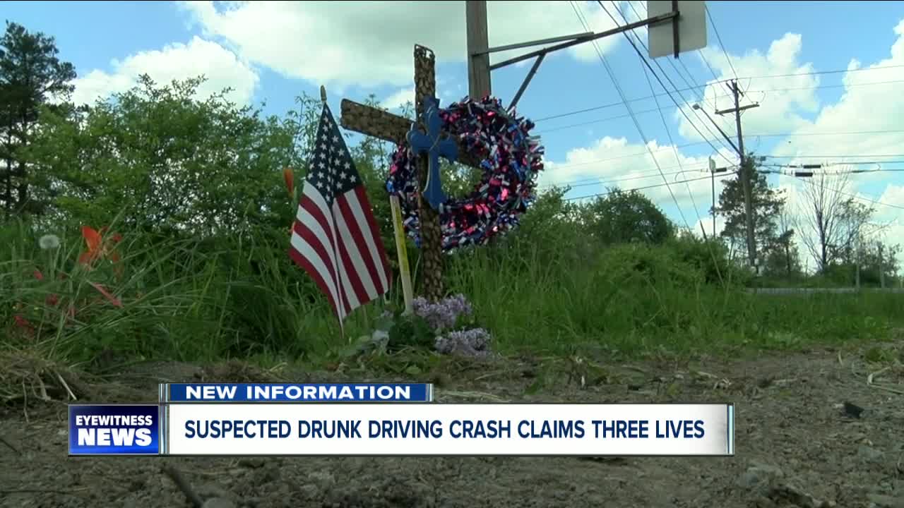 Suspected drunk driving crash claims three lives