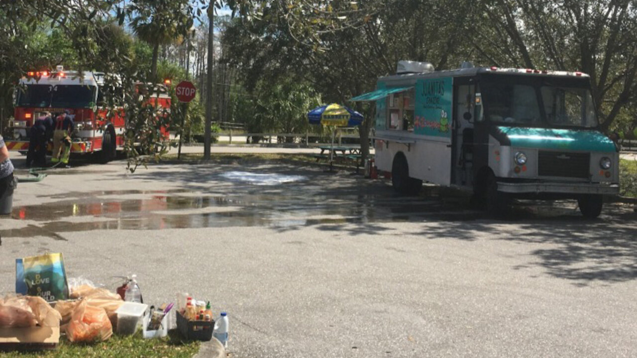 Entrepreneur looks to community after fire damages Jupiter Farms food truck