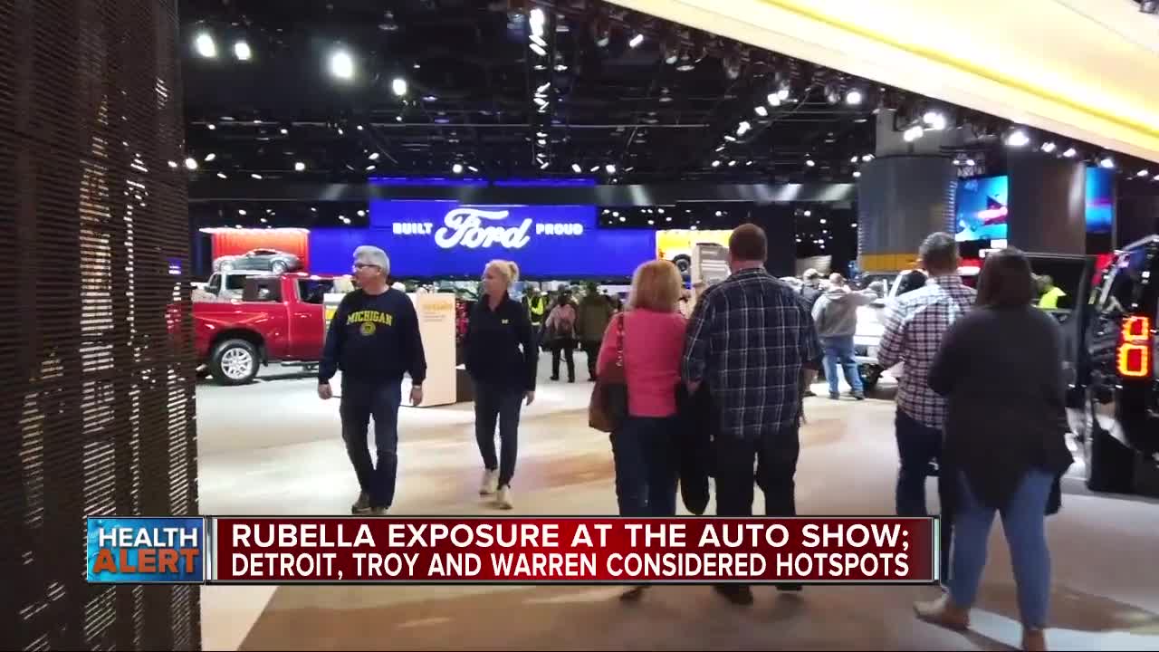 State of Michigan warns of rubella exposure at North American International Auto Show