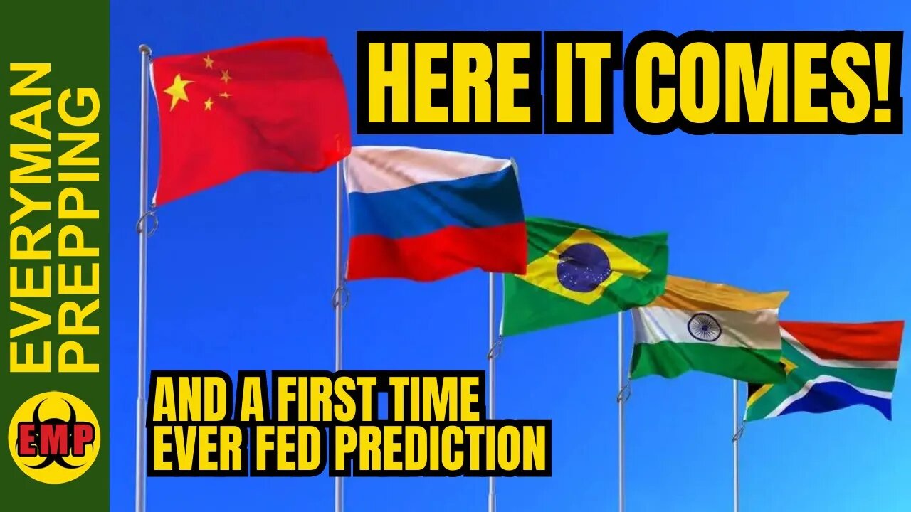 A New World Order In The Making-Plus The Fed Predicts Something For The First Time Ever- Prepping