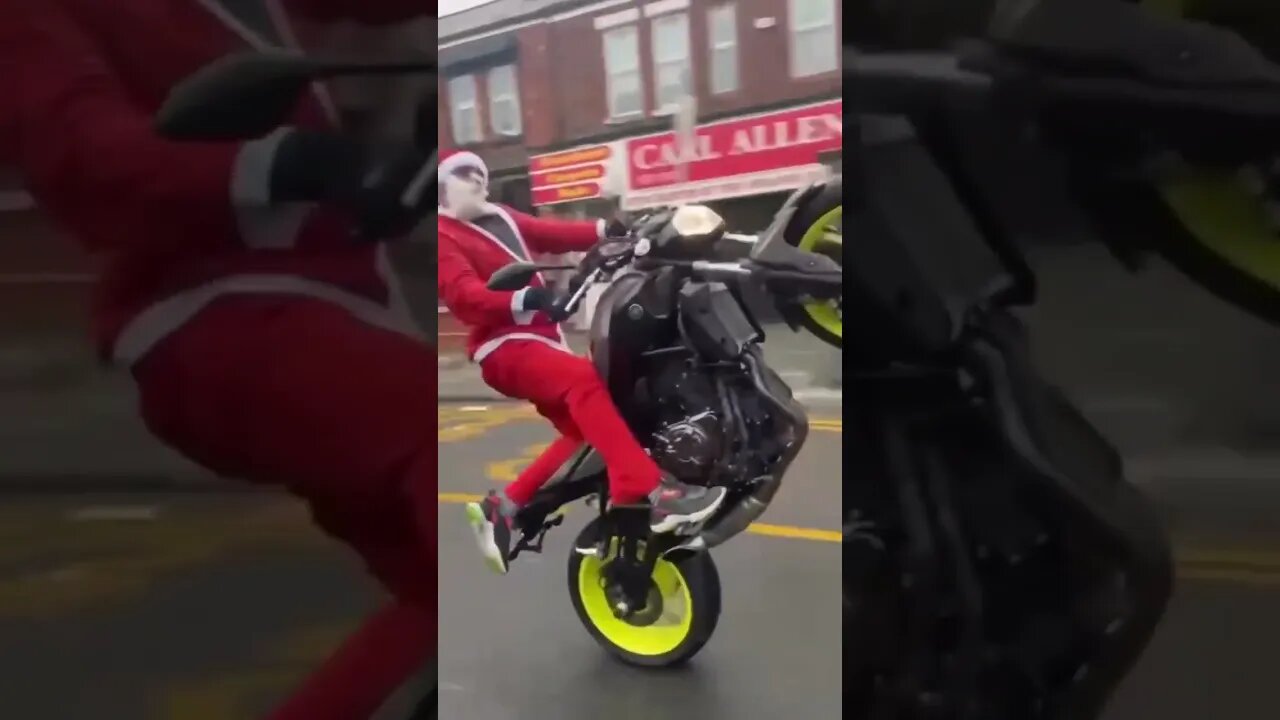 SANTA ON A BIKE