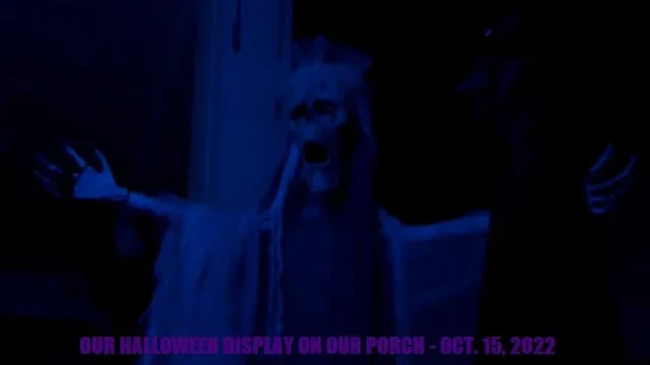 Our Halloween Porch Display - Oct. 15, 2022