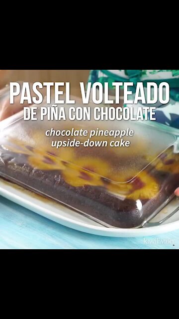 Chocolate Pineapple Upside Down Cake