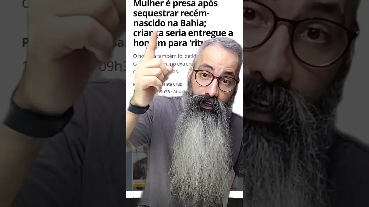 Mulher sequestra bebê para fazer ritual. #shorts #mulher #sequestro #ritual #noticias #news