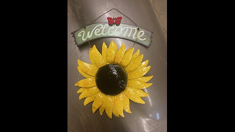 SunFlower Powder Coat Goes Sideways So Just Sprinkle It On Like Powder. Red Wings? This was fun.