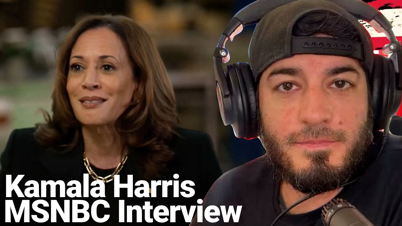 Kamala Harris MSNBC FULL Interview | Reaction