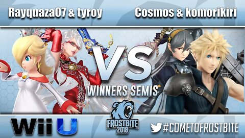 Rayquaza07 & tyroy vs. Cosmos & komorikiri - Wii U Doubles Winner Semis - Frostbite 2018