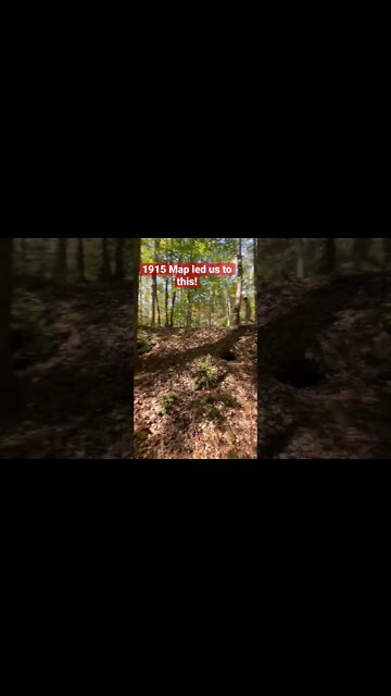 We followed a 1915 Map in search of treasure this is what we found! #history #abandoned #forgotten