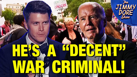 Colin Jost Applauds “Decency” Of “Genoclde Joe Biden” At WHCD