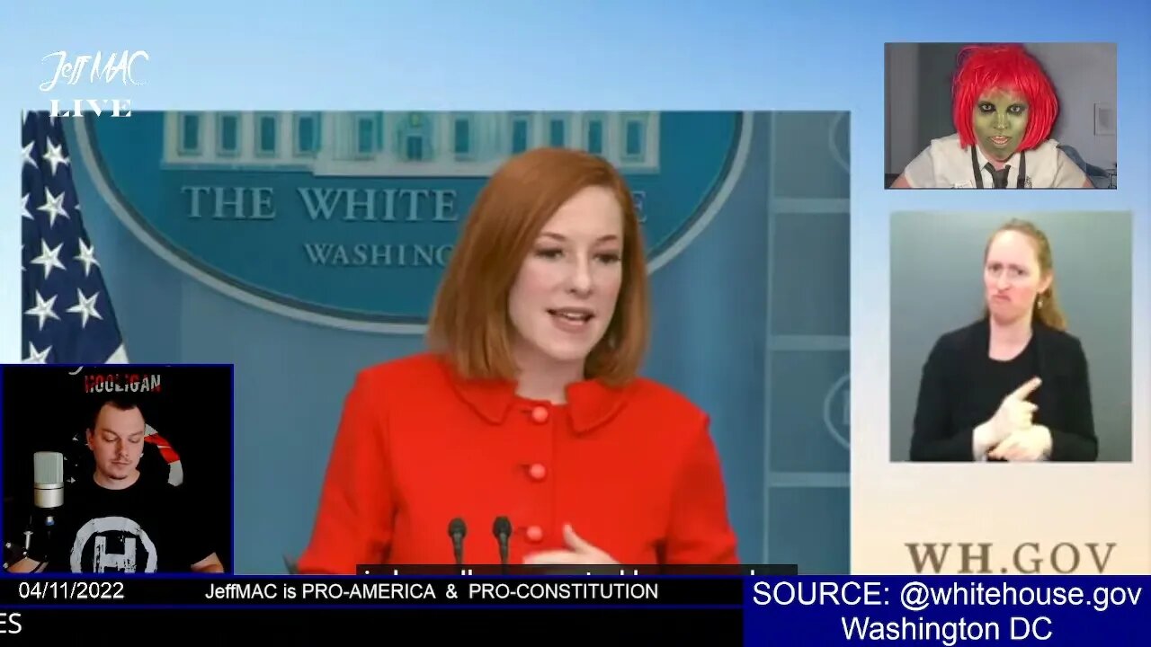 JeffMAC LIVE: Press Briefing with Jen Psaki Part 2 | The White House | USA |