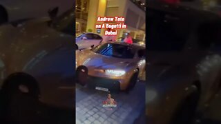 Andrew Tate On A Bugatti in Dubai