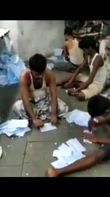 Your Masks Being Made 🤢🤮