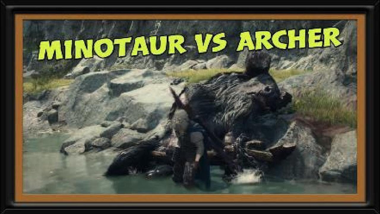 Dragons Dogma 2 Archer Vs Minotaur