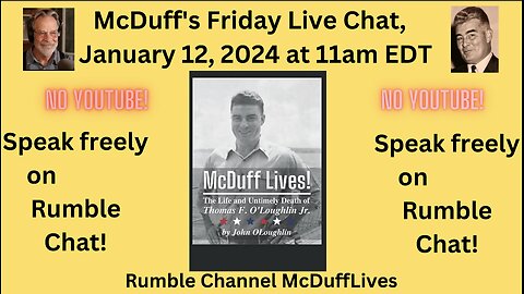 McDuff's Friday Live Chat, January 12, 2024