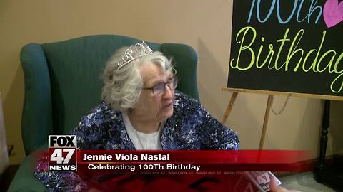 Williamston woman celebrates 100th birthday