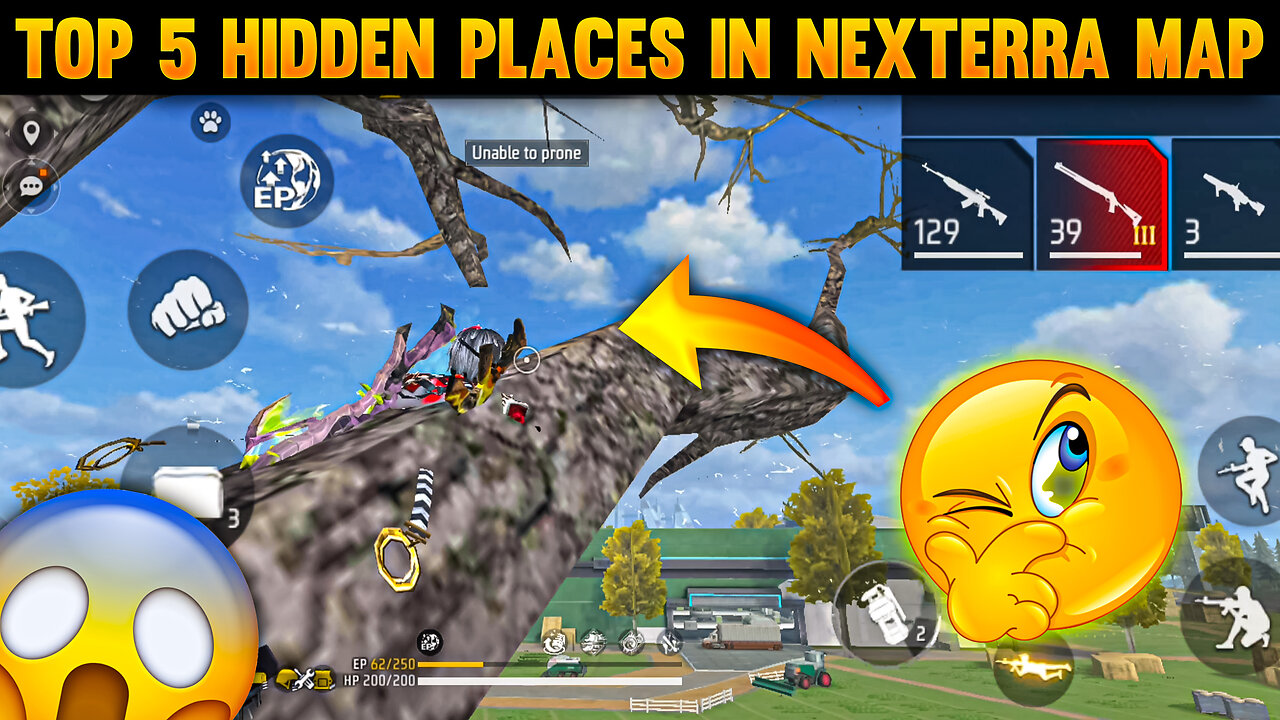 Top 5 Hidden Places In Nexterra Map🫢|Hidden Places In Nexterra Map|Bot Sanju