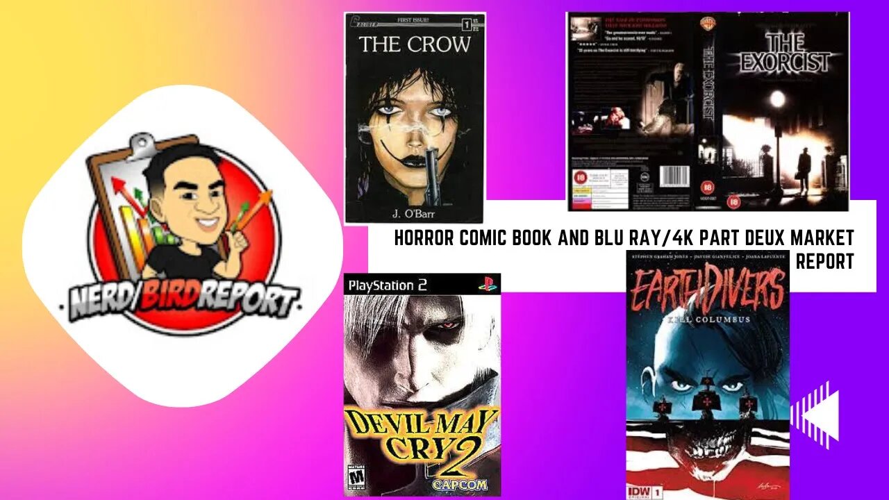 HORROR COMIC BOOK AND BLU RAY/4K MARKET REPORT - PART TWO