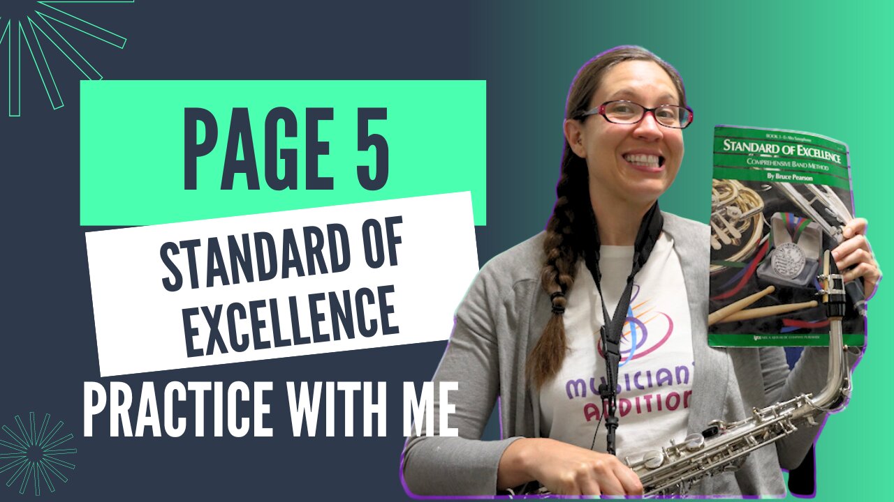 Page 5 from the Standard Of Excellence Book 3 For Alto Sax | Practice Sax With Me