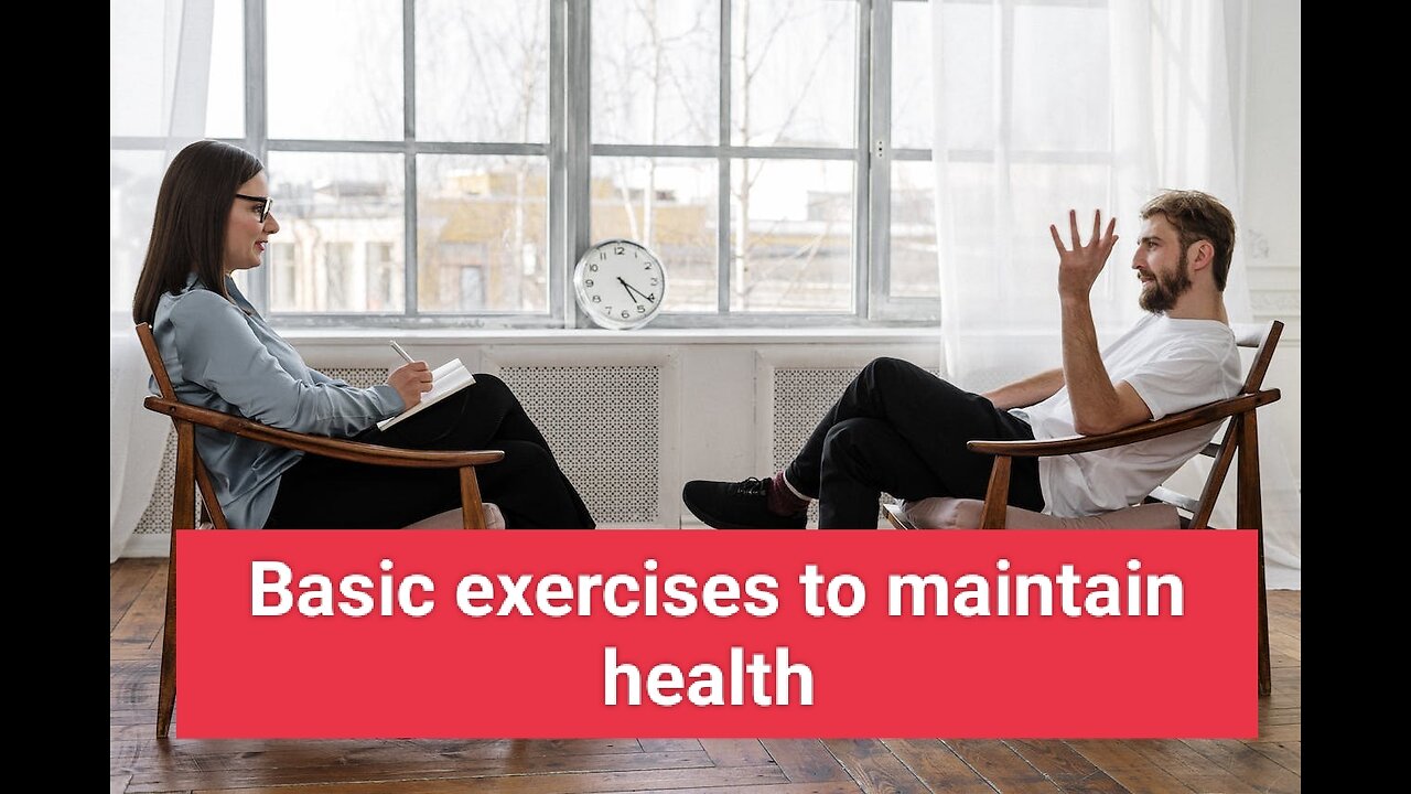 Basic exercises to maintain health and fitness