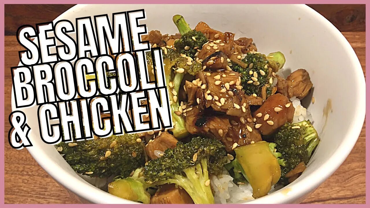 Sesame Chicken & Broccoli | ONE PAN MEAL