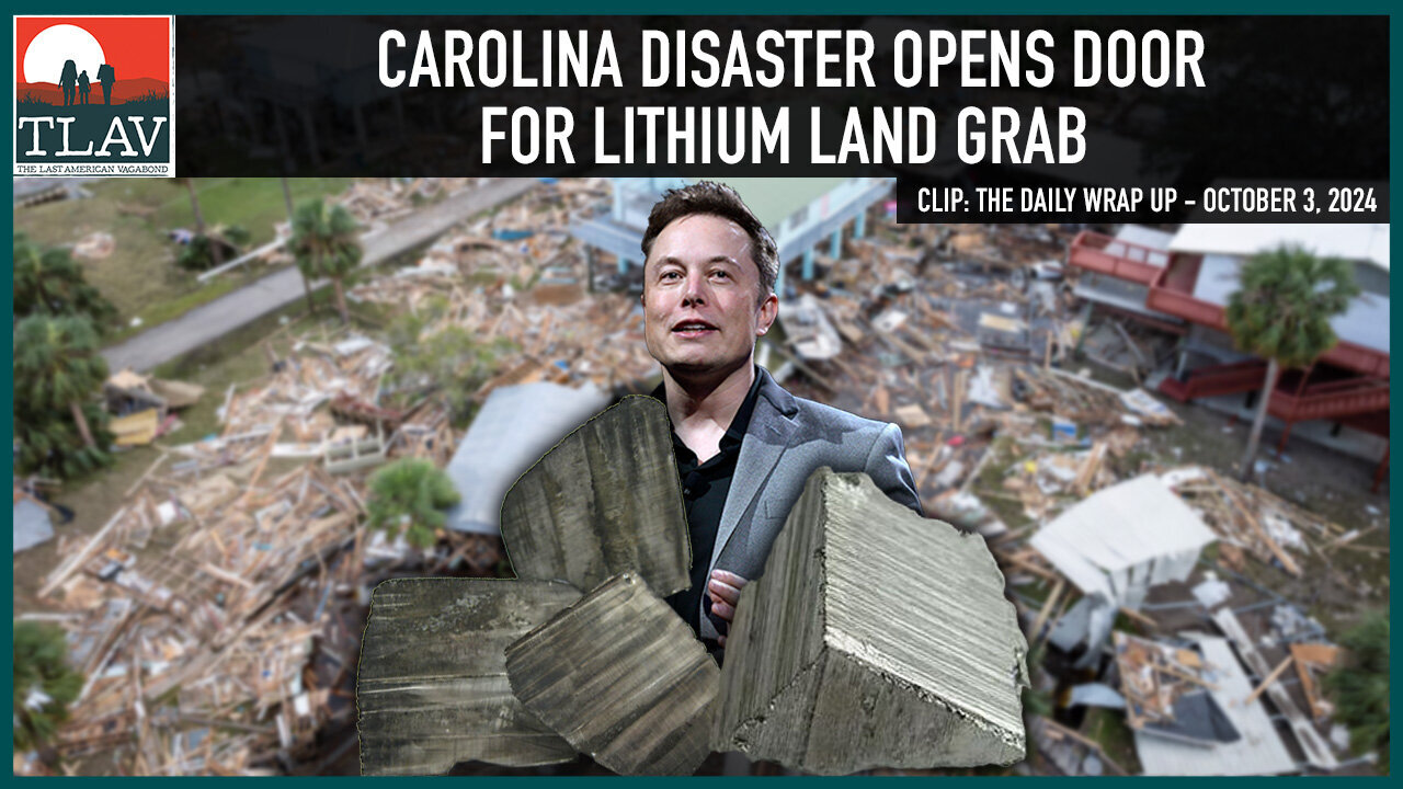 Carolina Disaster Opens Door For Lithium Land Grab