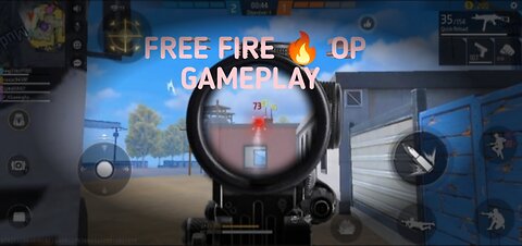 FREE FIRE 🔥 OP GAMEPLAY PLAYING LIKE A HACKER 😜