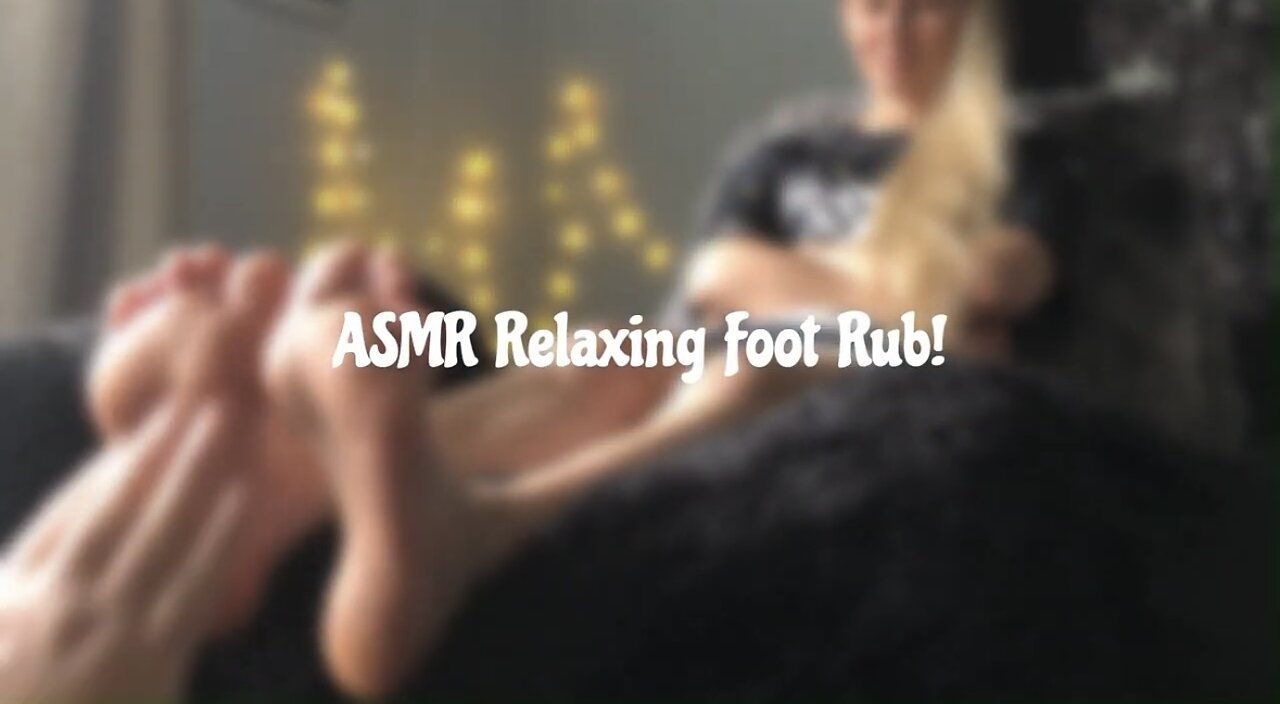 ASMR Tingly Foot Rub No Tools Preview!