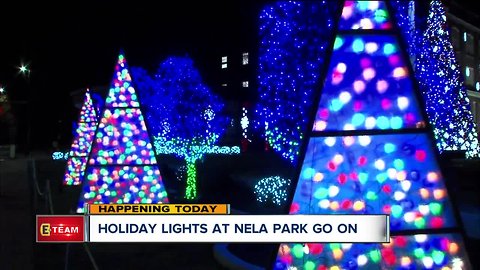 Holiday lights at Nela Park go on!