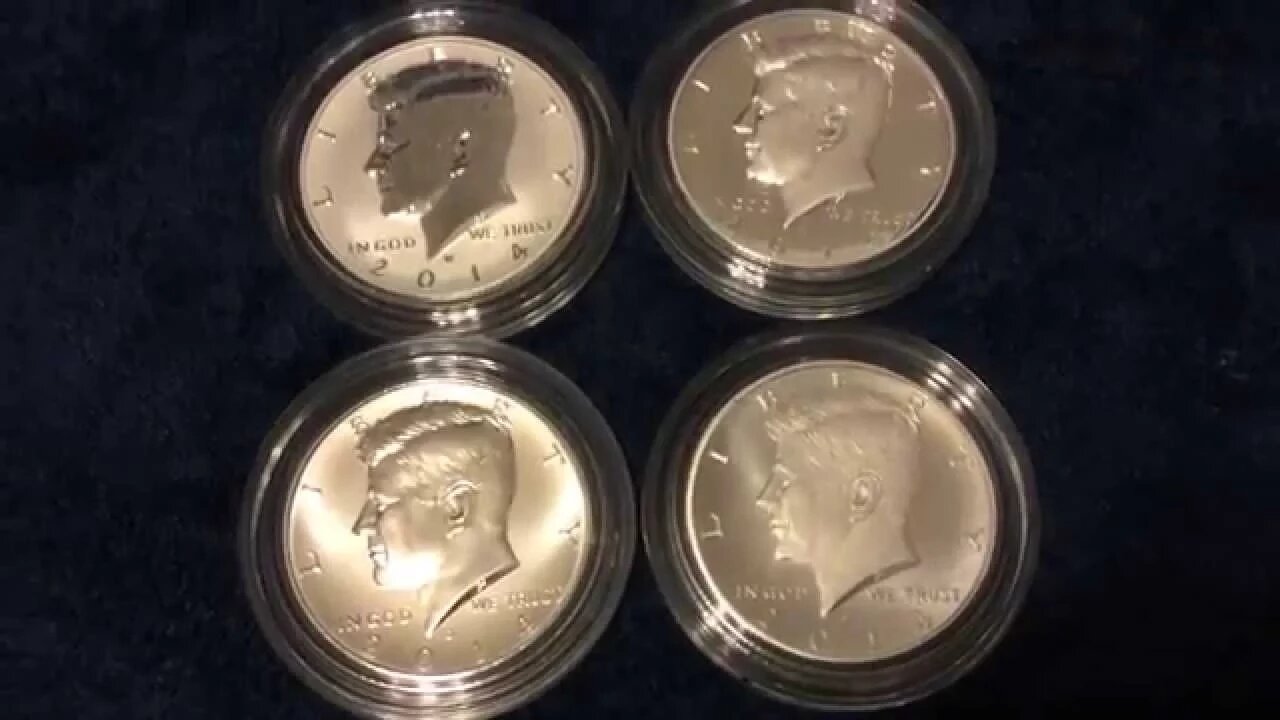 50th Anniversary Kennedy Silver Coin Set Unboxing