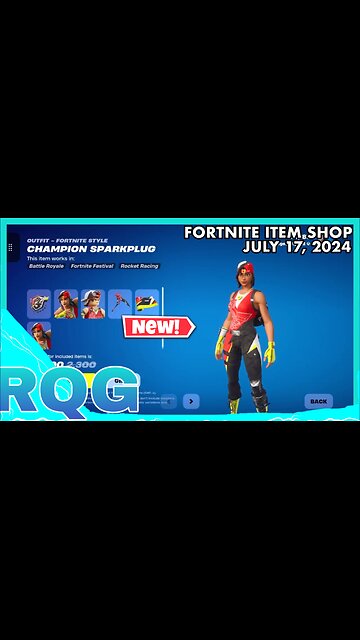 “NEW” FNCS SPARKPLUG IS HERE! FORTNITE ITEM SHOP (July 17, 2024)