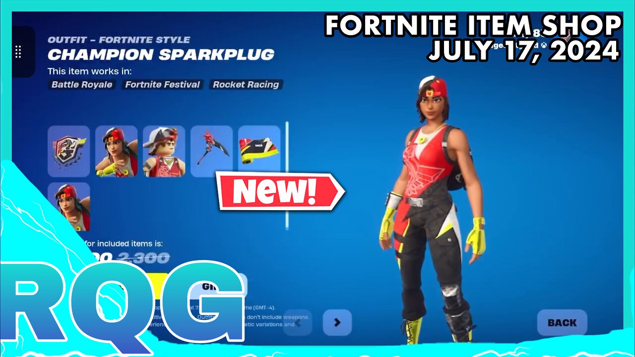 “NEW” FNCS SPARKPLUG IS HERE! FORTNITE ITEM SHOP (July 17, 2024)