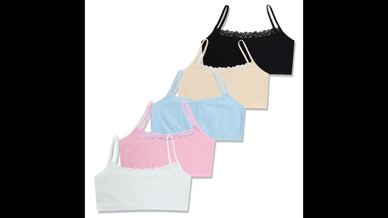 SALE!! 4pcs/Lot Children's Breast Care Girl Bra 8-14 Years