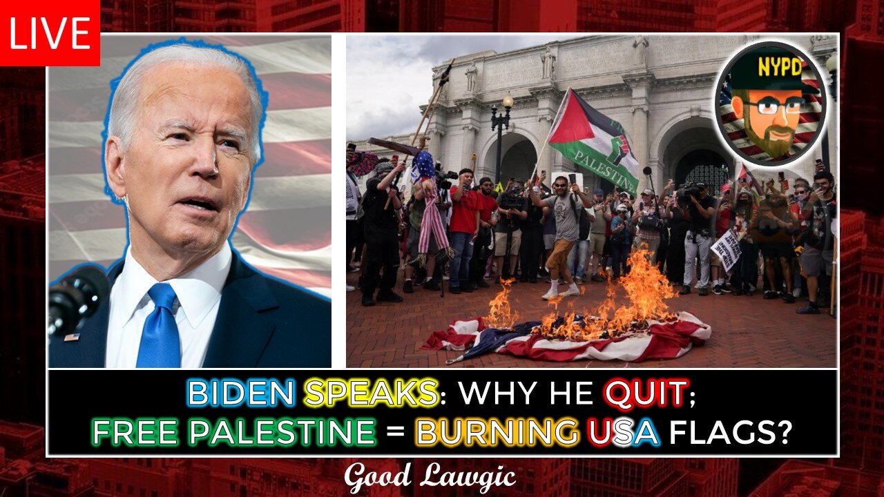 The Following Program (EARLY Start): LIVE-Biden Speaks; "Free Palestine" Rampages In DC