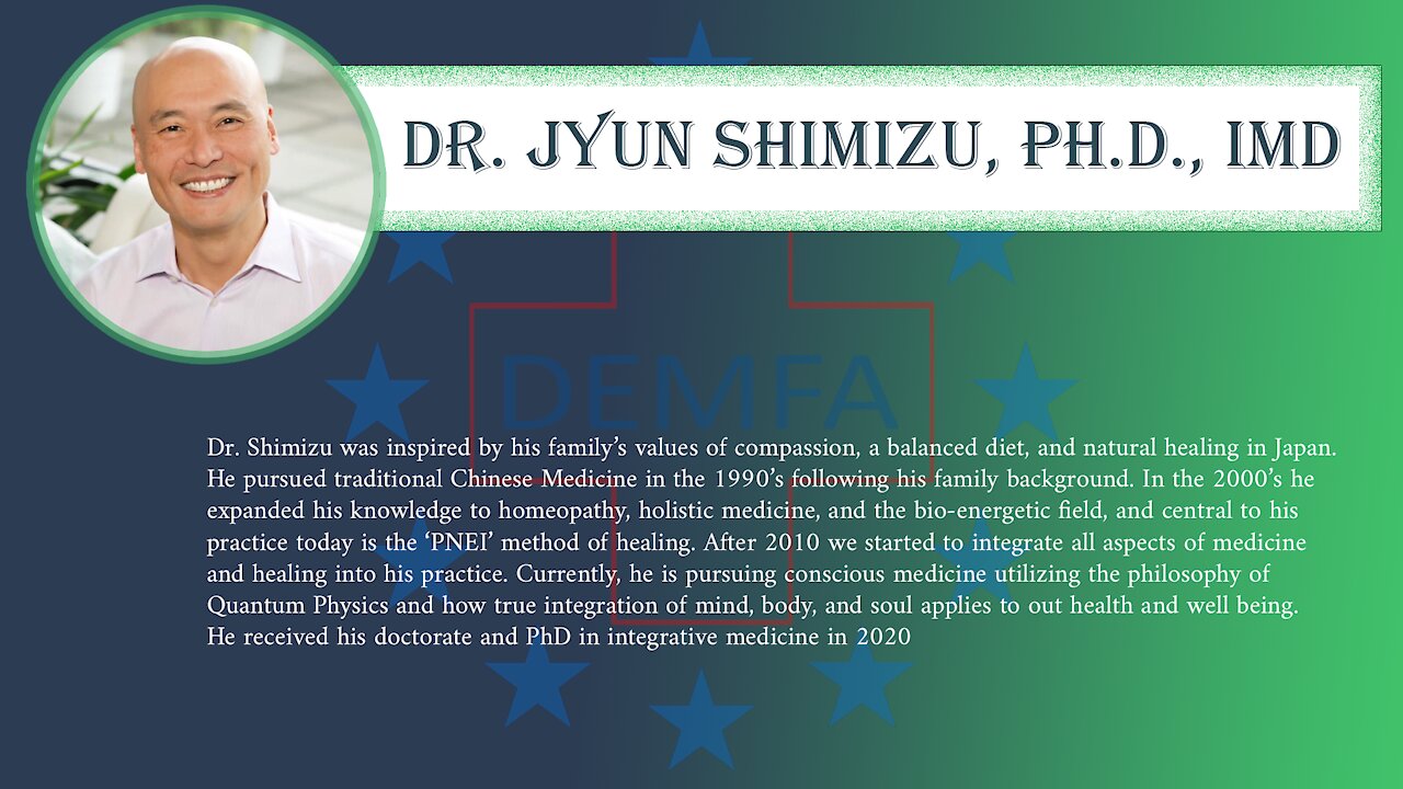 Dr. Jyun Shimizu, P.h.D, IMD