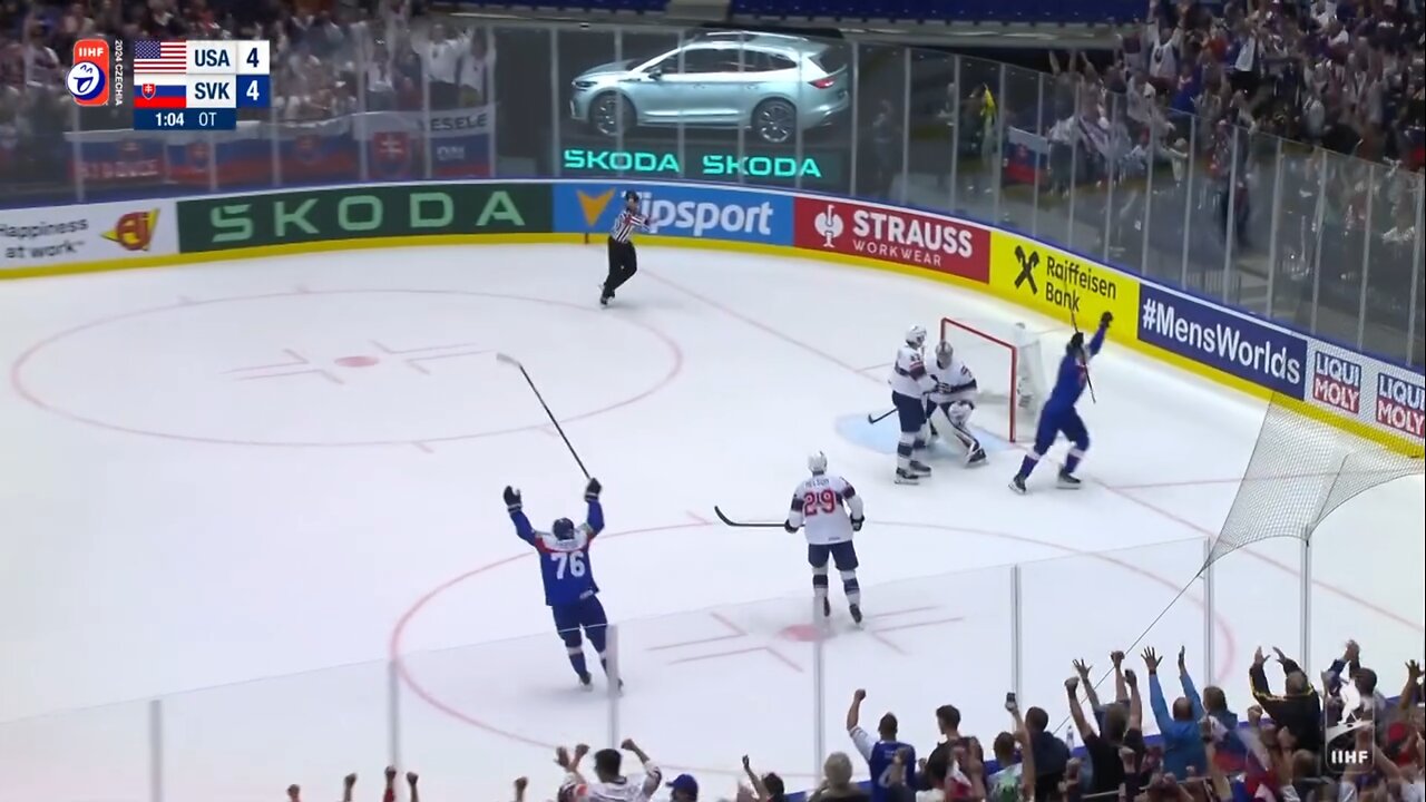 Víťazný gól Slovákov nad USA 🏒 13.5.2024