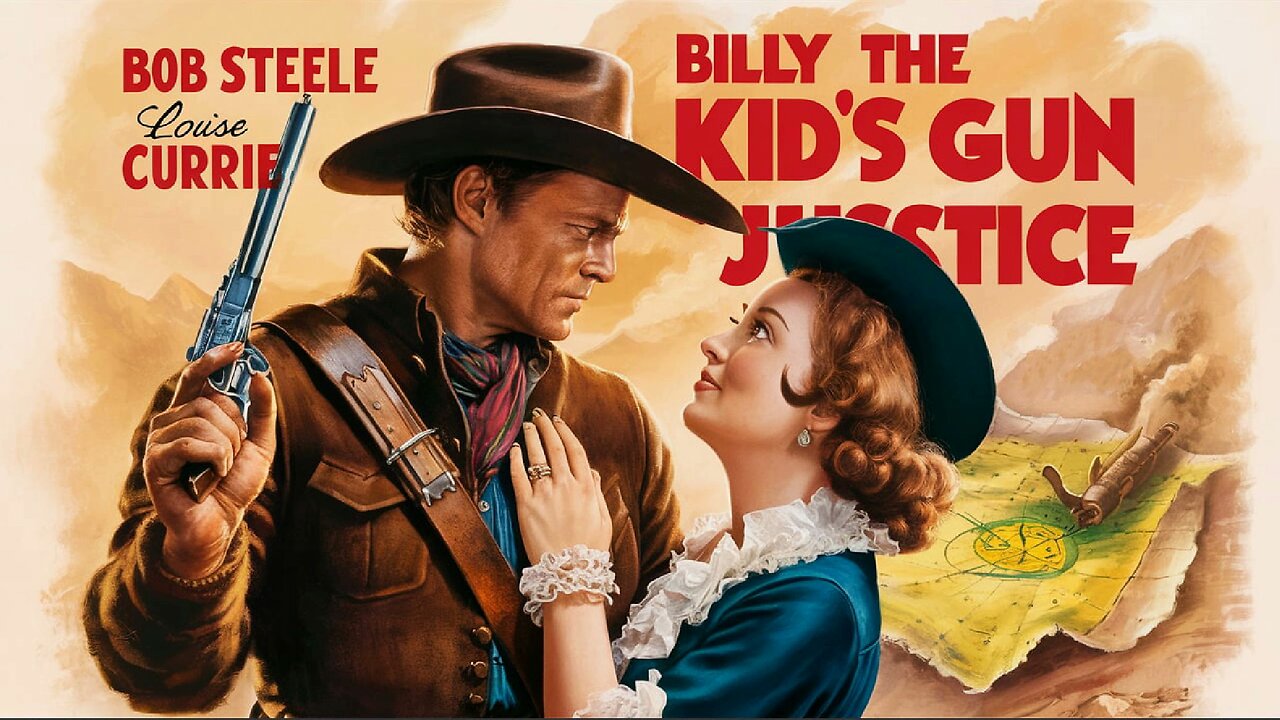 BILLY THE KID'S GUN JUSTICE (1940) Bob Steele, Al St. John & Louise Currie | Western | B&W