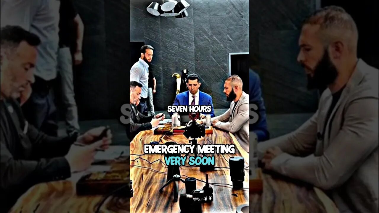 Tate’s NEW Emergency Meeting Soon