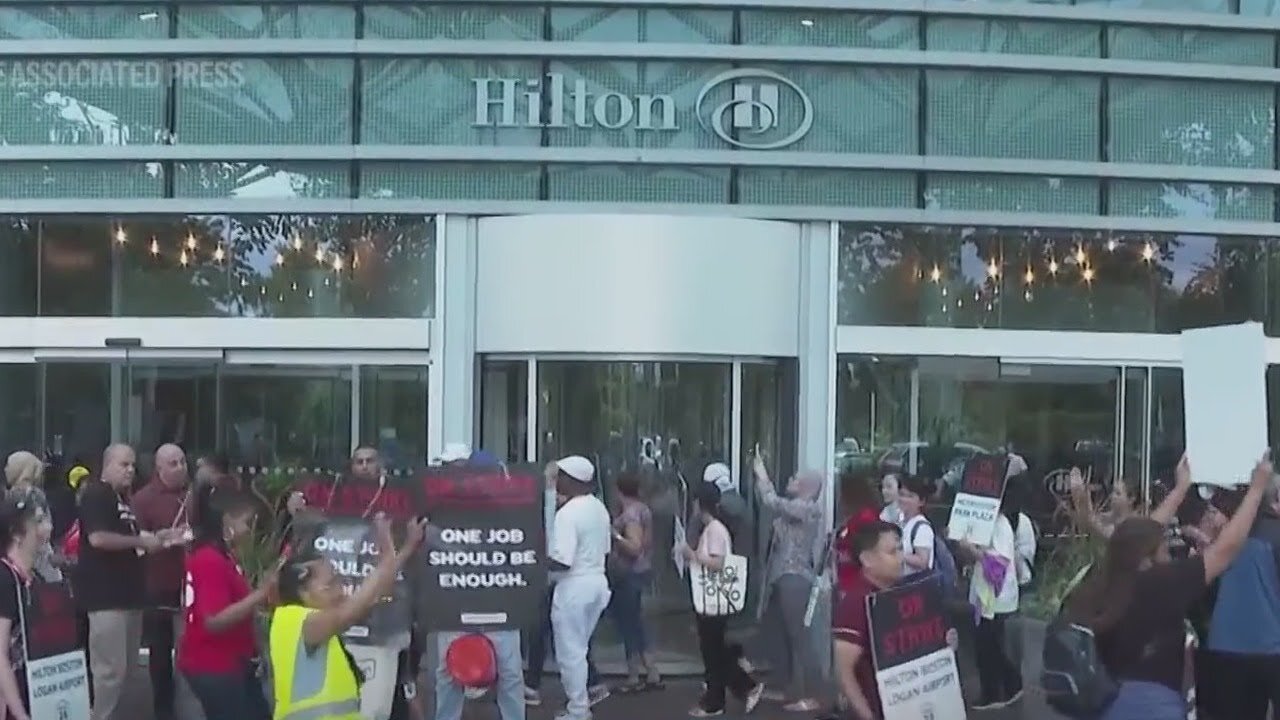 Thousands of hotel workers at top chains strike over Labor Day weekend | Morning in America