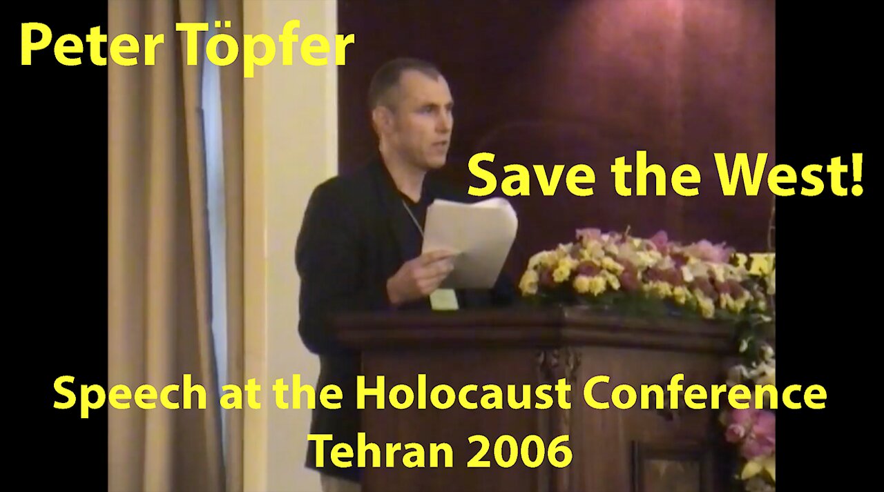 Peter Töpfer: Speech at the Holocaust Conference Tehran 2006