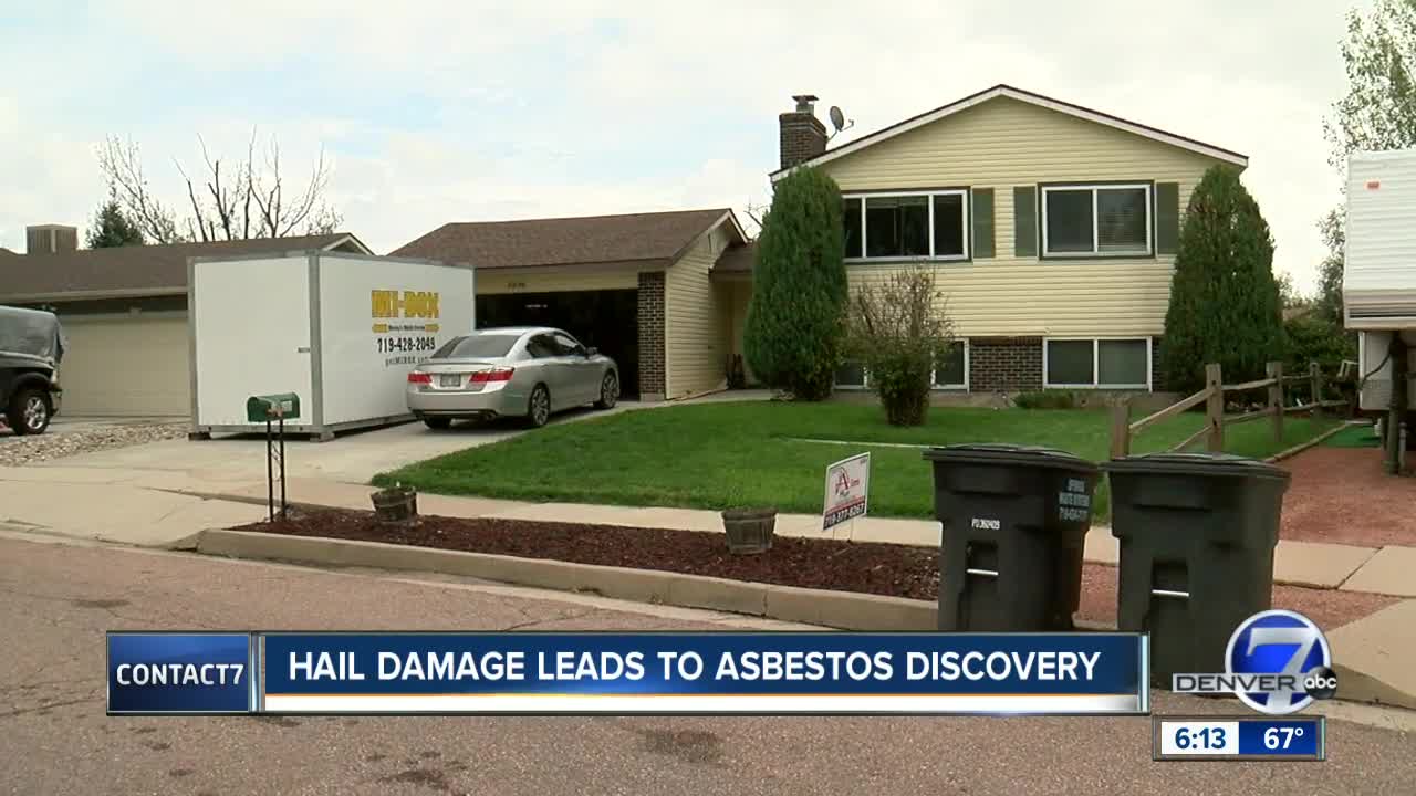 Fountain man finds holes in insurance coverage after hail, asbestos damage