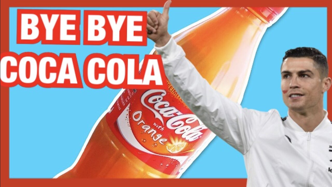 CRISTIANO RONALDO ES NEGACIONISTA BYE BYE COCA COLA