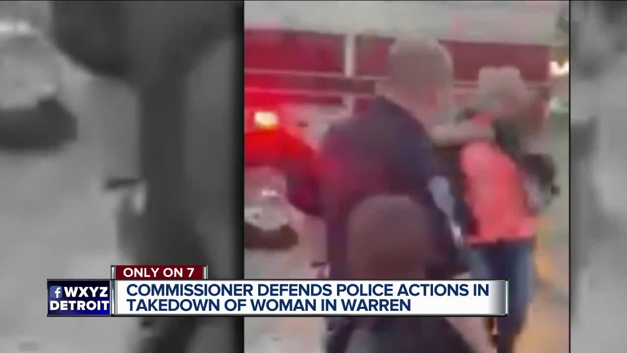 Warren Police Commissioner defends officer in viral arrest video